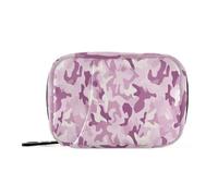 Pilulier hebdomadaire camouflage à fermeture éclair pour médicaments de voyage 7 jours Bleu gris