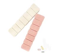 Pilulier Hebdomadaire Extra Large De 7 Jours, Boîte À Pilules De Voyage Pour Huile De Poisson, Comprimés De Calcium, Compléments Alimentaires Et Autres Vitamines.