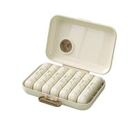 Pilulier hebdomadaire intelligent à 7 compartiments pour le stockage des médicaments, design convivial en matériaux ABS robustes, facile à nettoyer et à transporter avec couvercles sécurisés