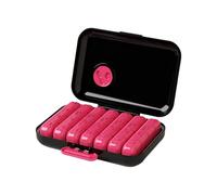 Pilulier hebdomadaire intelligent à 7 compartiments pour le stockage des médicaments, design convivial en matériaux ABS robustes, facile à nettoyer et à transporter avec couvercles sécurisés