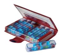 Pilulier Hebdomadaire - MAGNIEN - Medidose Classic - Transparent - 4 Cases - Espaces Ajustables