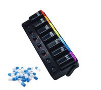 Pilulier hebdomadaire - Pilulier hebdomadaire, boîte de rangement portable pour médicaments quotidiens pour compléments, huile de poisson et voyage