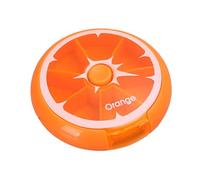 Pilulier Hebdomadaire - Pilulier Rond, Support Transparent Pour Vitamines | Accessoire De Stockage À Bonne Étanchéité Pour Pilules, Bonbons Et Vitamines, Étui À Pilules De Voyage Léger, Boîte À Médica