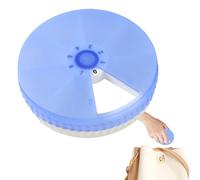 Pilulier hebdomadaire - Pilulier sans polypropylène | Stockage de médicaments de 7 jours avec couvercles faciles à ouvrir le matin | Outil de santé pour les personnes âgées, les adultes, les voyages