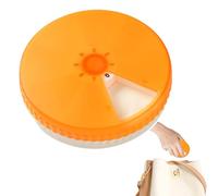 Pilulier hebdomadaire - Pilulier sans polypropylène | Stockage de médicaments de 7 jours avec couvercles faciles à ouvrir le matin | Outil de santé pour les personnes âgées, les adultes, les voyages