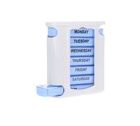 Pilulier hebdomadaire - Quatre fois par jour, sans BPA, grand étui de voyage | Support de supplément de médicaments pour la maison et le bureau, kit de gestion des médicaments portable 28