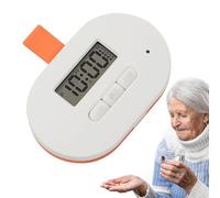 Pilulier Intelligent - Boîtier Médicament Avec Alarme | Coffret Portable Rappel | 3 Compartiments, 5 Réveils, Pour Femmes Hommes Seniors, Voyage Maison, Résine Polypropylè Silicone