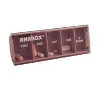 Pilulier Journalier 5 Cases Lilas Anabox