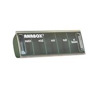 Pilulier Journalier 5 Cases Vert Foncé Anabox