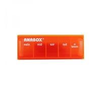 Pilulier Journalier Orange Anabox - 1 Pilulier
