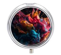 Pilulier liquide coloré mignon organisateur de voyage étanche portable pilulier conteneur pour contenir des vitamines, des médicaments, de l'huile de poisson et des compléments alimentaires