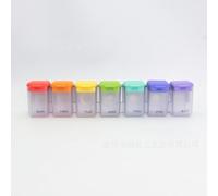 Pilulier magnétique hebdomadaire pour 7 jours, 1 fois par jour, sans BPA, avec fermeture magnétique sécurisée, pilulier de voyage portable pour suppléments de vitamines (transparent + couvercle de