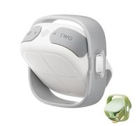 Pilulier magnétique rotatif à 4 compartiments, pilulier quotidien, portable, anti-humidité, mini récipient à médicaments pour suppléments vitaminés (gris)