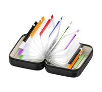 Pilulier - Organiseur de médicaments de voyage étanche | Étui de rangement en silicone avec 14 compartiments étanches à code couleur, support de supplément à fermeture éclair réutilisable pour la