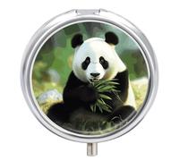 Pilulier Panda à 3 compartiments - Étanche - Pour poche ou sac à main - Mini médicament - Porte-vitamines