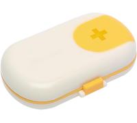 Pilulier,Pharmacie De Poche,Pilulier Hebdomadaire,Pilulier Organisateur De Médicaments,Boîtes Pilules Comprimés Pastilles,4 Compartiments,Boîtes Pilules Comprimés Pastilles Couteau À Bande