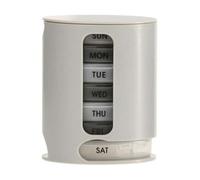 Pilulier, pilulier, 7 jours, portable, empilable, hebdomadaire, avec sept carrés dans chaque boîte pour médicaments, vitamines, huile de poisson, suppléments..