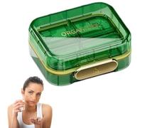 Pilulier - Pilulier de 7 jours - Organiseur de médicaments - Pilulier quotidien - Distributeur de pilules avec compartiments - Support pour médicaments