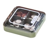 Pilulier | Pilulier de | Mini Carré Portable Stockage | Vitamine Boîte Trier Tablette Titulaire Organisateur Conteneur Cas