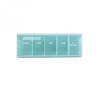Pilulier Pilulier Journalier Anabox 5 Prises Par Jour Bleu Pastel