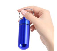 Pilulier | Pilulier | Petit récipient étanche pour comprimés d'aspirine | Sac à main portable en métal étanche pour une meilleure organisation