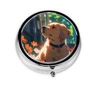 Pilulier portable à 3 compartiments, peut être mis dans un portefeuille, une poche, léger et pratique, mini boîte à pilules ronde