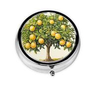 Pilulier portable à 3 compartiments, peut être mis dans un portefeuille, une poche, léger et pratique, mini boîte à pilules ronde