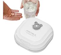 Pilulier portable avec compartiments, petite boîte de rangement pour pilules, pilulier hebdomadaire et traqueur pour une gestion facile des médicaments de voyage
