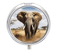 Pilulier portable éléphant mignon pilulier organisateur pour vitamines suppléments
