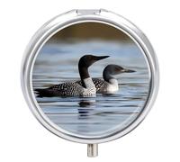 Pilulier portable en forme d'oiseau huard, joli pilulier pour suppléments vitaminés