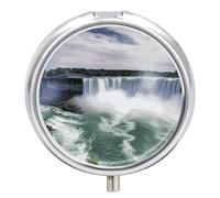 Pilulier portable Niagara Falls - Joli pilulier pour vitamines et suppléments