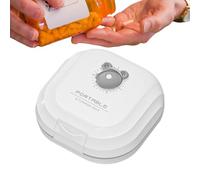 Pilulier portable - Organiseur de médicaments de voyage, étui de rangement compact avec compartiments pour pilules quotidiennes ou hebdomadaires, suppléments, pratique pour les voyages, la maison, le