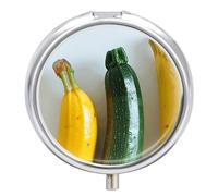 Pilulier portable pour courgettes - Joli pilulier pour suppléments vitaminés