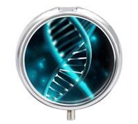 Pilulier portable Science Gene Strand Pilulier mignon organisateur de pilules pour suppléments vitaminés
