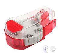 Pilulier pour petites ou grandes pilules Coupe-comprimé coupé en deux Le séparateur de pilules coupe jusqu'à 14 ou vitamines de formes différentes avec un -pilule auto-rétractable.