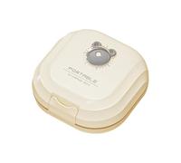 Pilulier quotidien - Petit organiseur de pilulier, organiseur de pilulier, organiseur de suivi de pilule, pilulier portable avec compartiments, pilulier de voyage ou