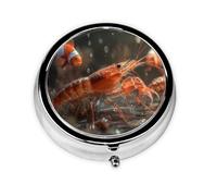 Pilulier rond avec 3 compartiments - Petit pilulier portable pour voyage