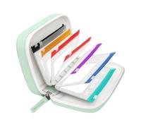 Pilulier Sac,7/14 Jours Ensemble De Pochettes à Pilules étanches avec 14 Médicaments Code Couleur Dossier, Semainier Medicament Voyage, pour Vitamines, Pilules