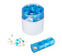 Pilulier semaine 4 compartiments boîte médicament semainier matin midi soir nuit