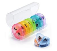 Pilulier Semaine Matin Midi Soir & Pilulier 7 Jours, Grand Semainier Médicament avec Rangement (#3, 159g)