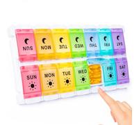 Pilulier Semainier Français 7 Jours Multicolore