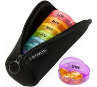 Pilulier semainier matin et soir Pilulier Voyage Pilulier Semainier AM/PM Ave...