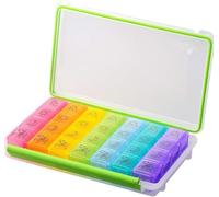 Pilulier Semainier - Pilulier 7 Jours - Pillulier 7jours Grande Capacité Plus Rangement Boîte de Médicaments - Boîte à Pilules Organisateur Médicaments