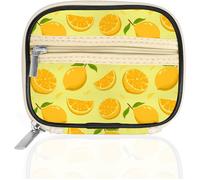 Pilulier Semainier Pilulier Medicaments 7 Jours Semainier Medicament Boîtes À Pilules De Voyage Avec Étui À Fermeture Éclair Pour La Médecine,La Vitamine,Le Supplément-Jaune 01