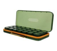 Pilulier Semainier Portable à Compartiments Multiples PP ABS Vert | Boîtier Léger et Scellé, Format de Voyage, Organisation Quotidienne Sept Jours, Usage Simple