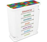 Pilulier Semainier4 Compartiments-Matin,Midi,Soir,La Nuit-Grande Capacité,Plus RangementBoîte À Médicaments Pour La Maison Et Les Voyages