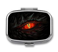 Pilulier Voyage Œil De Dragon Vitamine Pilulier 2 Boîte De Rangement Boîte À Pilules D'huile De Poisson