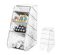pilyero 1 Pièce Transparence Porte-Crayons, Rangement Bureau, Accessoire Bureau, Facile à Ranger, Design Pratique, Idéal pour Le, La Table de Travail Ou Comme Cadeau à Offrir à Un Ami