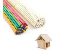 pilyero 100 Racine Batonnet en Bois, Bois pour Maquette, Baton bois Loisir Creatif, Idéal pour Les Jouets Artisanaux, Les Travaux Manuels, La Décoration Intérieure Et Les Cadeaux à Offrir à Vos Amis