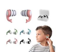 pilyero 4 Pièce Bouchon Oreille Piscine Enfant, Protection Auditive, Bouchons D'oreille de Natation pour Enfant, Protège les Oreilles, Convient pour La Natation, Le Sommeil et Le Bain